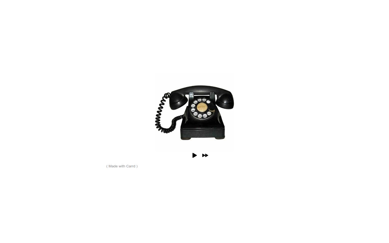 Carrd profile picture for @voicemail
